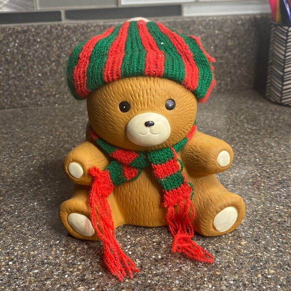 Beary‎ Sweet Teddy Bear Candy Dish Christmas Around the World - Picture 1 of 8